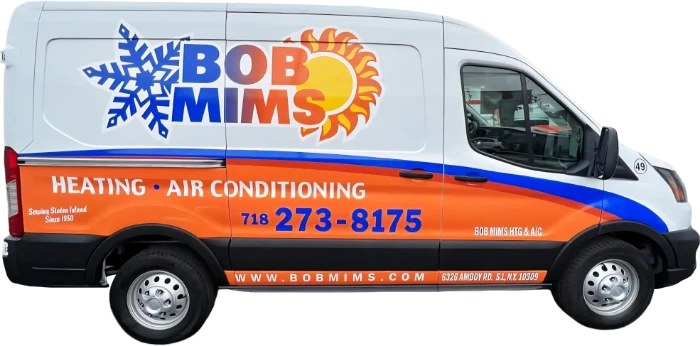 Bob Mims Heating & Air Conditioning Van