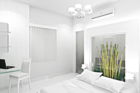 white bedroom