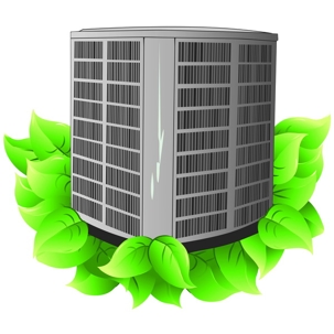 air conditioner and leaves